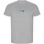 Kruskis CA66900458S240 Футболка с коротким рукавом Stella Fish ECO Серый Heather Grey XL