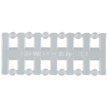 Stonfo 885926 Двойные перфорированные бусины Серебристый 24 pcs 10.0 mm 