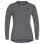 Odlo 159101-10183-3xl Базовый слой с длинным рукавом Active Warm Eco Steel Grey Melange 30x25x2