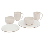 Outwell 651254 Набор столовых приборов Delish 2 Pax Sandstone