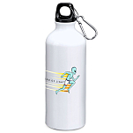 Kruskis MD4049S101K193 Speed Of Light 800ml Алюминиевая бутылка Белая White