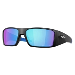 Oakley OO9231-2361-61 поляризованные солнцезащитные очки Heliostat Бесцветный Matte Black Prizm Sapphire Polar/CAT3