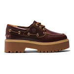 Timberland tb0a2qdmd571w-055 Палубные туфли Stone Street 3 Eye Rootbeer 35x25x15 EU 36