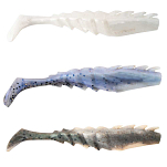 Berkley 1551588 Gulp!® Nemesis Prawn Paddle Tail Мягкая приманка 76 mm Pearl White