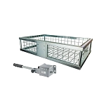 Eurohunt 560623 Задний багажник с быстроразъемным соединением Silver 89x58.5x20 cm Hunt