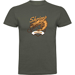 Kruskis CA65500438C069 Футболка с коротким рукавом Seafood Shrimp Зеленый Dark Army Green XL