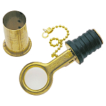 Talamex 17731000 Трюмная заглушка из латуни 25 mm Золотистый