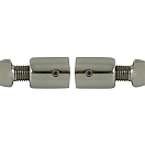 Marine town 6565354 Верхняя крышка трубки Золотистый Silver 25 mm 