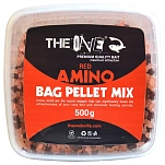 The one fishing 98268-413 рыболовные пеллеты Amino Mix 500g Red / Black