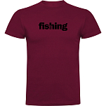 Kruskis CA655005116S286 Футболка с коротким рукавом Word Fishing Красный Dark Red 2XL