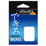Asari AATN-3 Twisted Bent Point Крюк Белая  Nickel (10 pcs) 3 