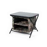Bank life T1233  Большой прикроватный столик Золотистый Black / Camo
