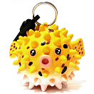 Купить Oceanarium AE0277 Брелок для ключей Puffer Octopus Желтый Yellow / White / Black 7ft.ru в интернет магазине Семь Футов