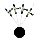 Купить Colmic GHS50161S пробки Rolling Fluo Beads Oval  Black / Fluo S 7ft.ru в интернет магазине Семь Футов