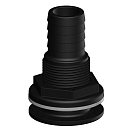 Купить Trudesign TRU91122 1 1/4´´ BSP Сквозной корпус с рифленой резьбой Black 32 mm 7ft.ru в интернет магазине Семь Футов