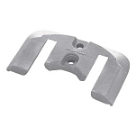 Super marine ANOAH437 Mercury Bravo I-II-III Алюминиевый пластинчатый анод  Grey 178 x 108 x 14 mm