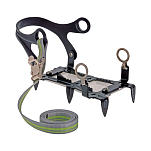 Edelrid 719010001530 Point Grödel 6 Point Grödel Ремни Для Лыжных Кошек Серый Lead