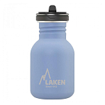 Laken BSF35AZ Нержавеющая сталь Basic Flow бутылка 350ml Бесцветный Blue