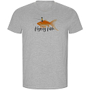 Купить Kruskis CA66900158K190 Футболка с коротким рукавом Flying Fish ECO Серый Heather Grey S 7ft.ru в интернет магазине Семь Футов