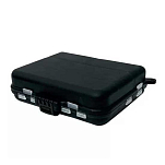 Yamashiro 1652007 11 Отсеки Коробка для мелких деталей  Black / Clear 9.5 x 6.5 cm