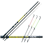 Kolpo 0126018-36 Master Feeder Удочка Для Ловли Карпа Black / Yellow 3.60 m