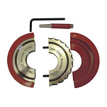 Oem marine SAELAR12045CK Twinfast 120x45 mm Резак Золотистый Grey / Red