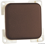 Выключатель одноклавишный двухпозиционный CBE MCD/M из коричневого пластика 12 / 24 В, Osculati 14.660.01