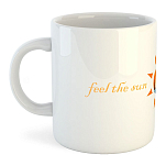 Kruskis 42611C227 Feel The Sun 325ml Кружка Бесцветный White