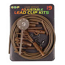 Купить ESP XDNETALCK09CO Kit Свинцовые зажимы Коричневый Camo Brown 7ft.ru в интернет магазине Семь Футов