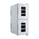 Купить Винный шкаф термоэлектрический двухзонный Libhof Amateur APD-12 White 254х514х731мм на 12 бутылок белый с белой подсветкой 7ft.ru в интернет магазине Семь Футов