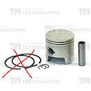 Купить Поршневой комплект Yamaha +0,5 688-11636-03-УЦ 7ft.ru в интернет магазине Семь Футов