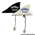 Osculati Antenna VHF MAKO GLOMEX nera 29.998.02