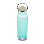 Klean kanteen 1008453 Insulated Classic Бутылка из нержавеющей стали 532ml Петля крышка Голубой Blue Tint