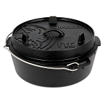 Petromax ft6-t Голландская печь с плоской Base 6L Черный Black