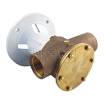 Jabsco 22870-2043 Гибкий бронзовый крыльчатый насос с фланцевым адаптером, BG 080, 1