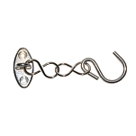 Olcese ricci 4848509 Латунная опора люка Серебристый Bronze 95 mm 