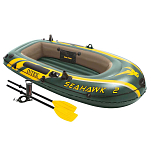 Intex 68347 Seahawk 2 Надувная лодка Зеленый Green