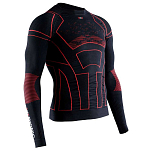 X-BIONIC NG-MT02S19M-B019-L Базовый слой с длинным рукавом Energizer 4.0 Черный Opal Black / Signal Red L