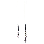 Mustad MWL0068 Titanium Trace Fastach Лидер 40 См Серебристый Black 70 Lbs 