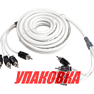 4-х канальный межблочный кабель из 100% меди для морского применения RCA 7,6 м. MOFCR-25FT.4CH, DS18 (упаковка из 10 шт.) MOFCR-25FT.4CH_pkg_10