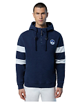 North sails 691280-0802-S Толстовка с капюшоном Logo 691280 Голубой Navy Blue S