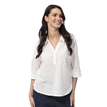 Redgreen 171322500-10-xxl Рубашка с рукавом 3/4вом 3/4 Amia White 30x20x2 2XL