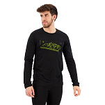 Icebreaker 0A56R5001M Базовый слой с длинным рукавом 150 Tech Lite II Alps 3D Merino Черный Black M