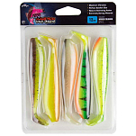 Fox rage NMC030 Zander Pro Shad Мягкая приманка 75 mm Бесцветный Multicolor UV