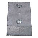 Super marine ANO1705 Цинковая пластина Анод  Grey 155 x 75 x 25 mm