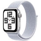 Купить Apple MXEE3QL/A  Watch SE GPS 40mm Sport Loop Серебристый Silver Aluminium / Blue Cloud 7ft.ru в интернет магазине Семь Футов