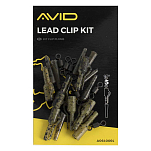 Avid carp A0640064 Свинцовый комплект оснастки Зеленый Camo