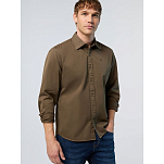 North sails 664355-0330-S Рубашка с длинным рукавом Regular Spread Collar Tarmac S
