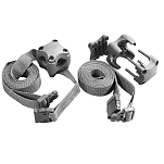 Plastimo 37033 Holding Straps For Windsurf Board Серебристый Grey