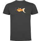 Купить Kruskis CA65500546K190 Футболка с коротким рукавом Flying Fish Черный Dark Grey 2XL 7ft.ru в интернет магазине Семь Футов